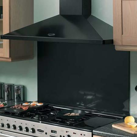 Rangemaster 110cm Chimney Cooker Hood - Cream with Chrome Badge