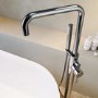 Chrome Freestanding Bath Shower Mixer Tap - Lenton
