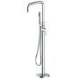GRADE A1 - Chrome Freestanding Bath Shower Mixer Tap - Lenton