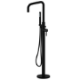 GRADE A1 - Matt Black Freestanding Bath Shower Mixer Tap - Lenton