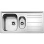 Smeg LER150 1.5 Bowl Single Drainer Reversible Inset Sink Stainless Steel