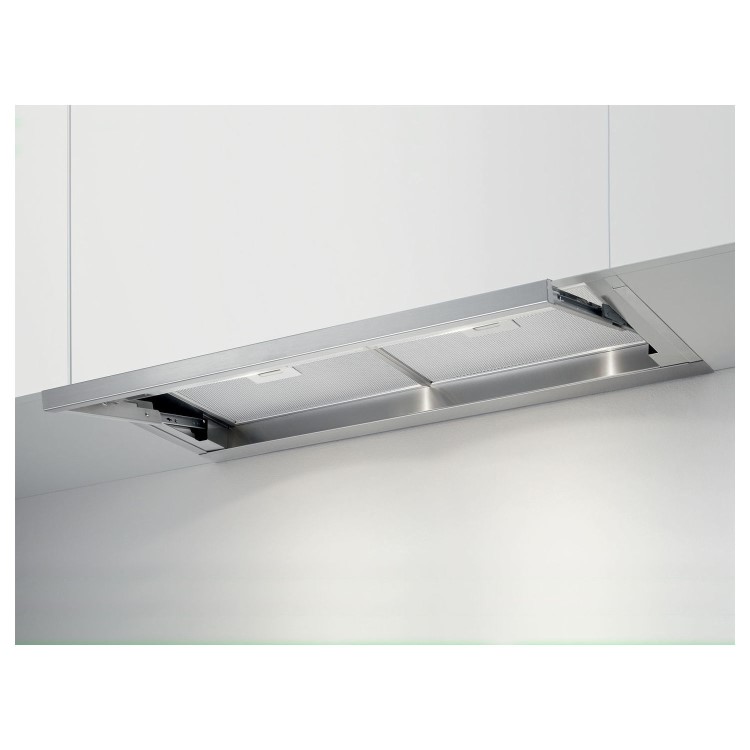 Elica Lever 120cm Telescopic Canopy Cooker Hood - Stainless Steel
