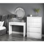 Lexi White High Gloss 4 Drawer Chest of Drawers