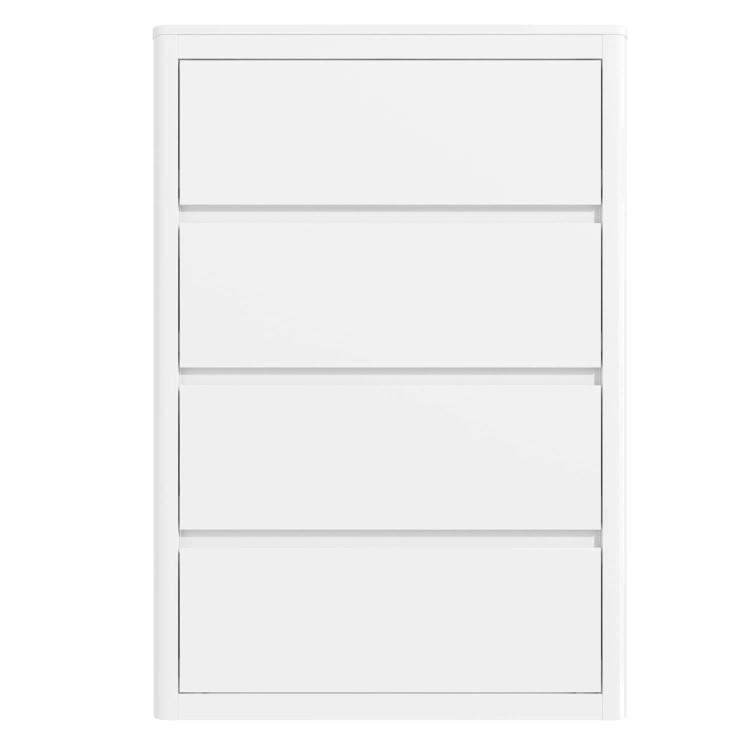 Lexi White High Gloss 4 Drawer Chest of Drawers