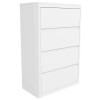 Lexi White High Gloss 4 Drawer Chest of Drawers