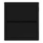 Lexi Black High Gloss 2 Drawer Bedside Table