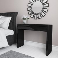 Lexi Black High Gloss Dressing Table