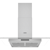 Siemens LF97GBM50B iQ300 90cm Island Cooker Hood With Touch Control & Flat Glass Canopy - Stainless Steel