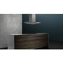 Siemens LF97GBM50B iQ300 90cm Island Cooker Hood With Touch Control & Flat Glass Canopy - Stainless Steel