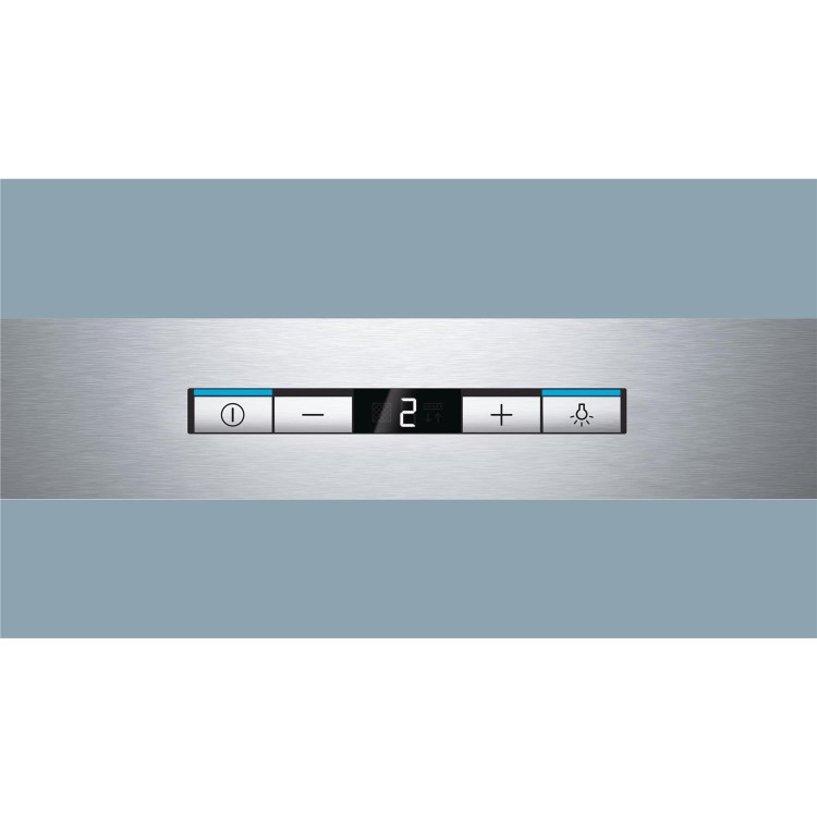Siemens LF98GB542B 90cm Island Cooker Hood With Flat Glass Canopy - Stainless Steel