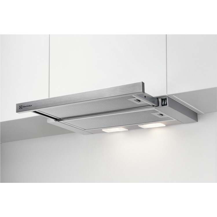 Refurbished Electrolux LFP316S 60cm Telescopic Cooker Hood Stainless Steel