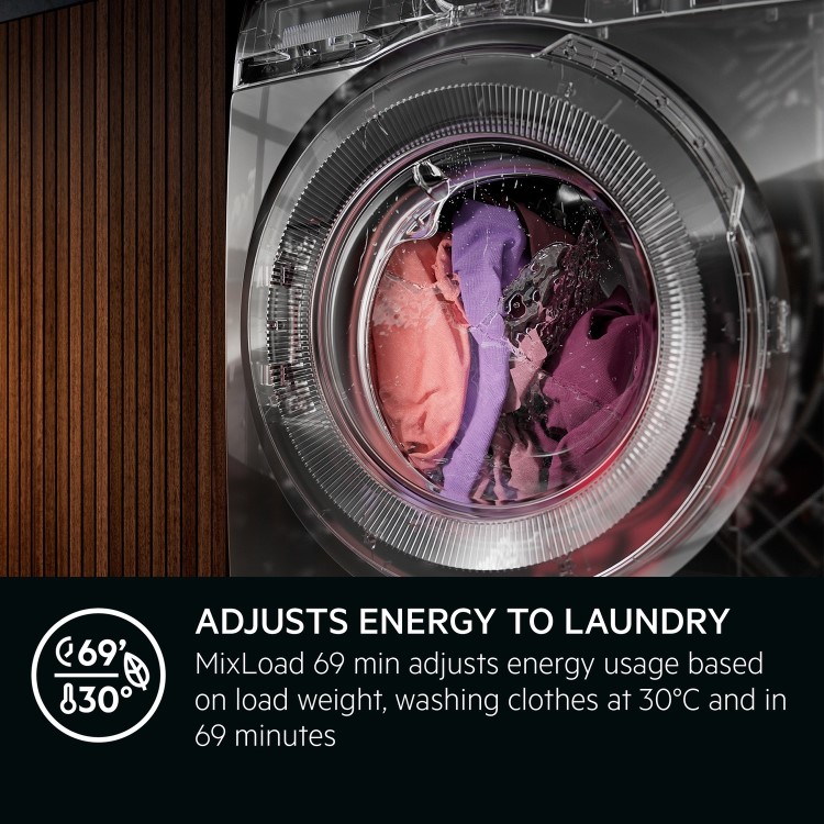Refurbished AEG 6000 Series ProSense LFR61144B Freestanding 10KG 1400 Spin Washing Machine