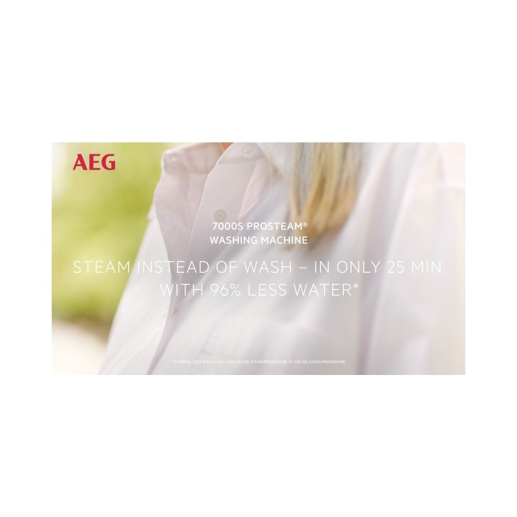Refurbished AEG LFR71844B Freestanding 8KG 1400 Spin Washing Machine White