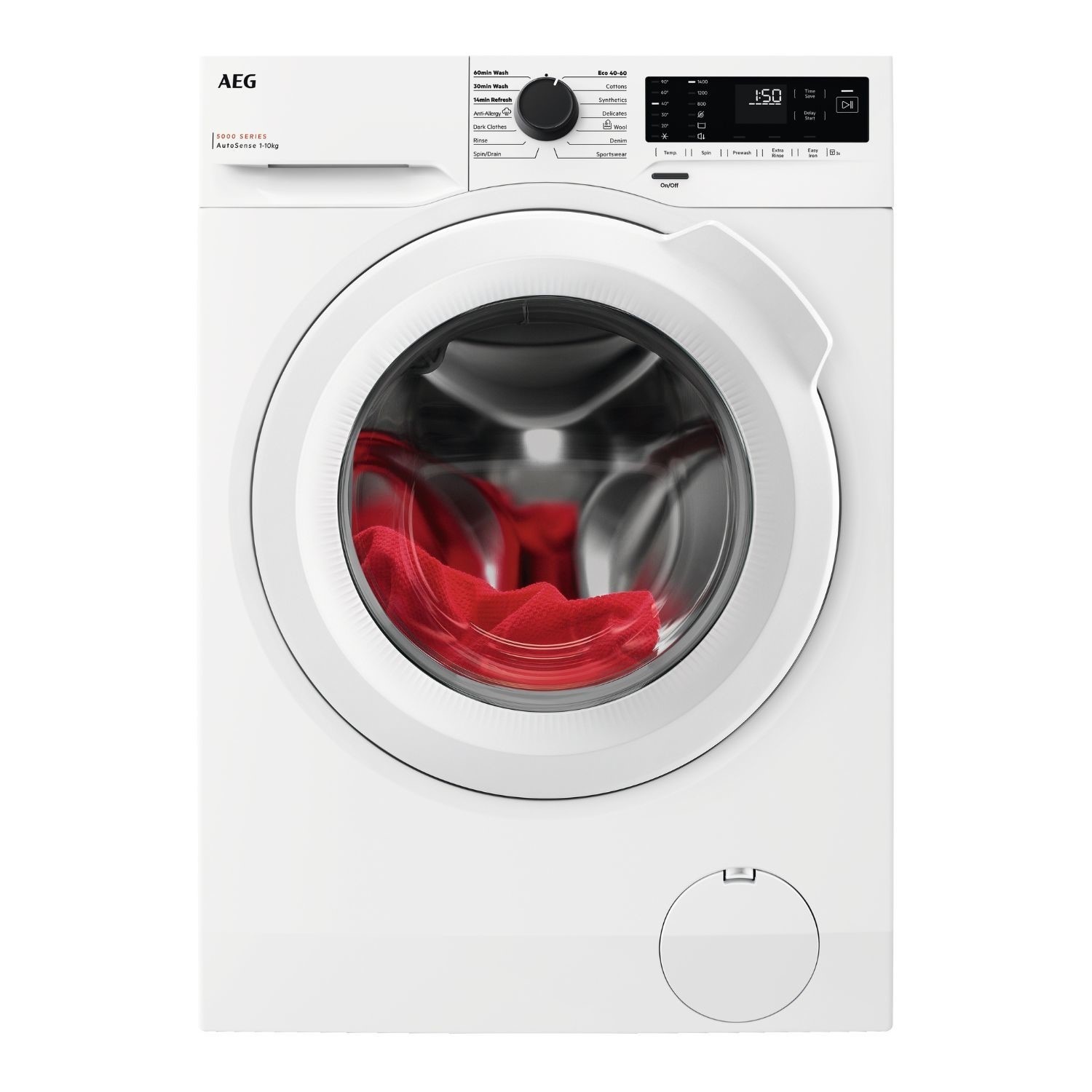 AEG LFX50142B 5000 Series AutoSense 10kg 1400rpm Washing Machine - White