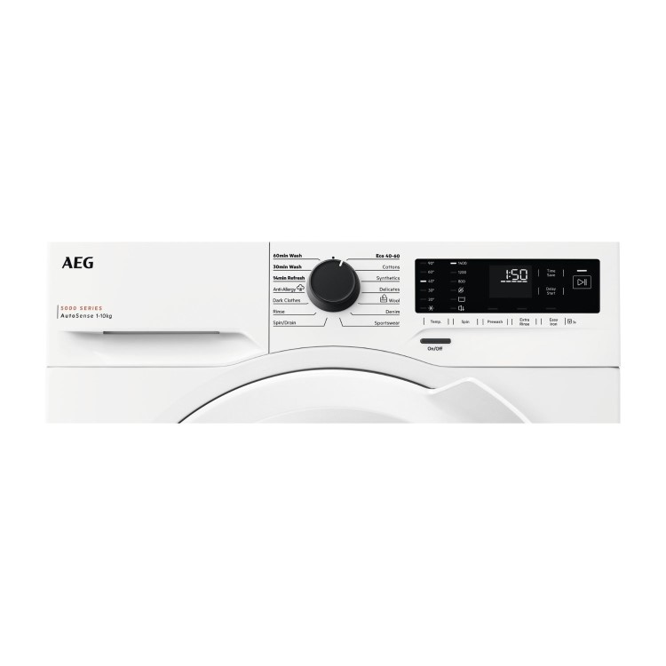 Refurbished AEG 5000 Series AutoSense LFX50142B Freestanding 10KG 1400 Spin Washing Machine White