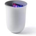 LH59W Lexon OBLIO Wireless Charging Station + UV Sanitiser - White