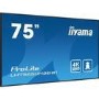 Refurbished iiyama LH7565UHSB-B1 Signage Display Kiosk design 189.2 cm 74.5" LED Wi-Fi 800 cd/m² 4K Ultra HD Black Built-in processor Android 11 24/7