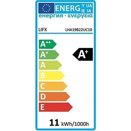 LiFX Smart Colour and White WiFi LED Light Bulb with E27 Screw Ending - Alexa & Google compatible