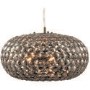 Smoked Glass Medallions Pendant Light - Merle