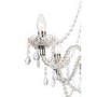 Silver Chandelier with Crystals & 5 Lights - Bryony