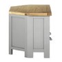Grey & Oak Corner TV Unit - TV's up to 35" - Linden