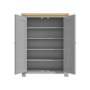 Grey Sideboard with Oak Top - Linden