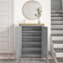 Grey Sideboard with Oak Top - Linden
