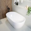 GRADE A1 - Freestanding Double Ended Bath 1400 x 750mm - Lisbon