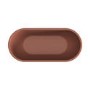 Red Freestanding Double Ended Bath 1650 x 750mm - Lisbon