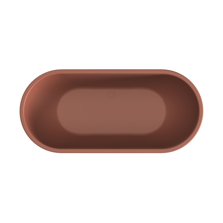 Red Freestanding Double Ended Bath 1650 x 750mm - Lisbon