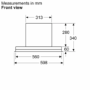Siemens iQ700 60cm Canopy Cooker Hood - Matt Black