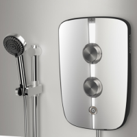 GRADE A1 - Aqualisa Lumi+ 8.5kW Chrome Electric Shower