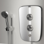 GRADE A1 - Aqualisa Lumi+ 8.5kW Chrome Electric Shower