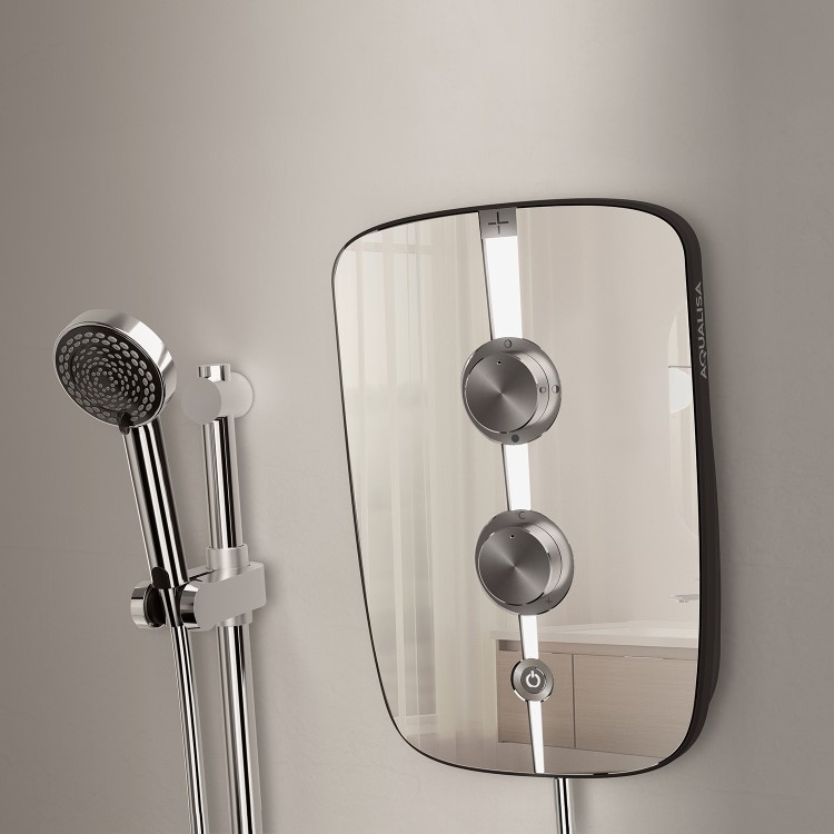 GRADE A1 - Aqualisa Lumi+ 8.5kW Chrome Electric Shower