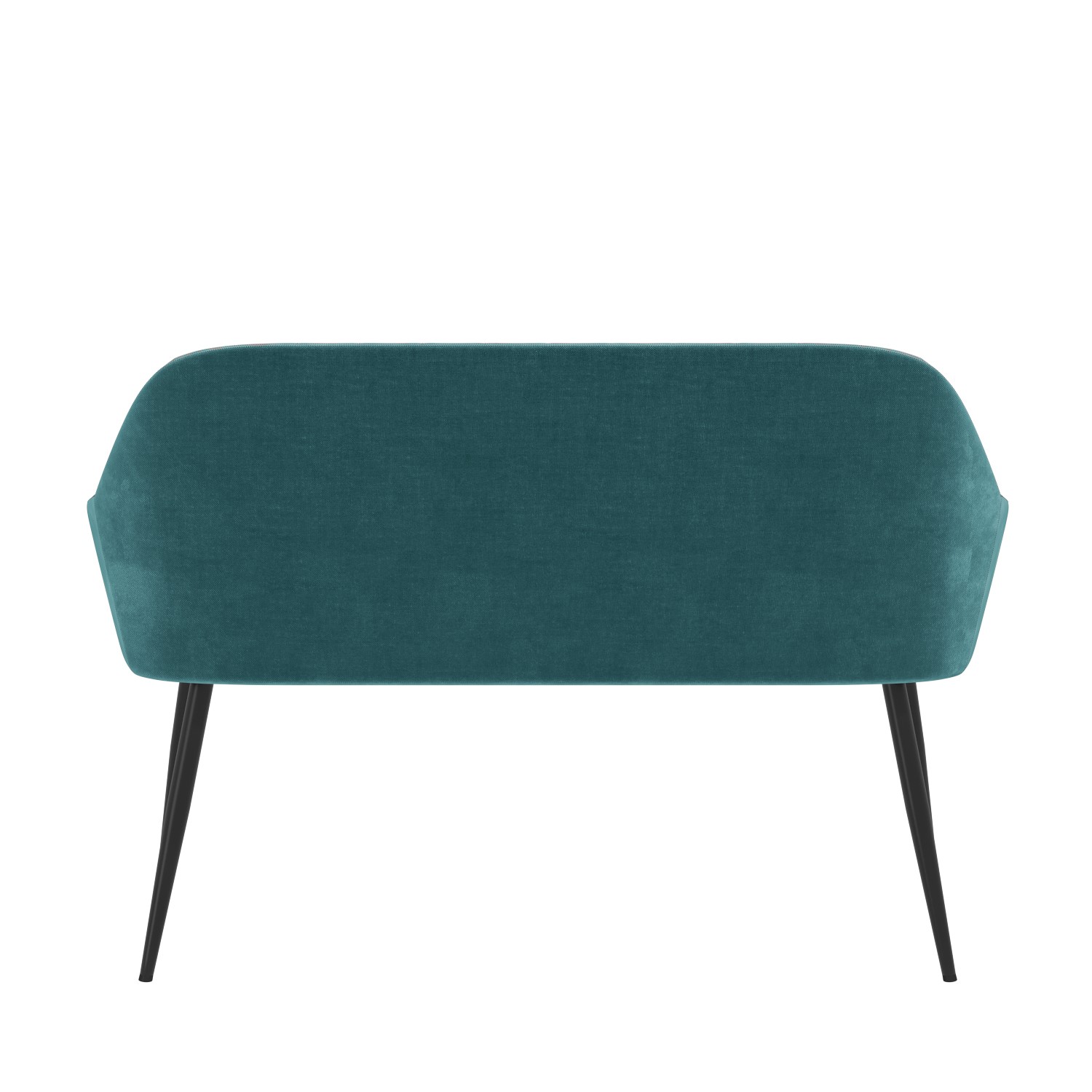 Teal Velvet Dining Bench with Back Seats 2 Logan Page 1 BuyItDirect.ie