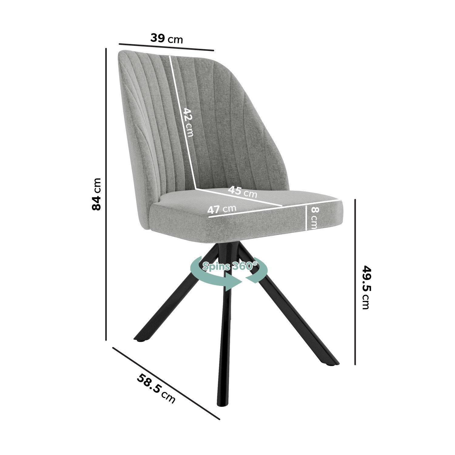 Small fabric clearance dining chairs