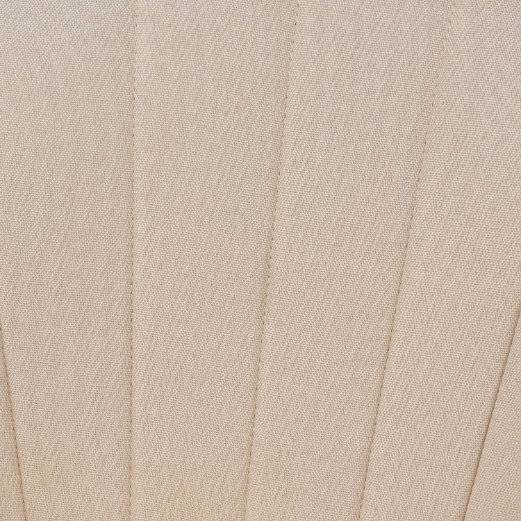 Set of 2 Beige Fabric Tub Dining Chairs - Logan