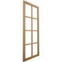 Internal Oak Laminate Glazed Crittal Door with Clear Glass - Pre-Finished - 1981 x 762 x 35mm - Haringey - XL Joinery