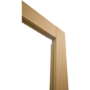 Internal Oak Laminate Glazed Crittal Door with Clear Glass - Pre-Finished - 1981 x 762 x 35mm - Haringey - XL Joinery