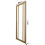 Internal Oak Laminate Glazed Crittal Door with Clear Glass - Pre-Finished - 1981 x 762 x 35mm - Redbridge - XL Joinery