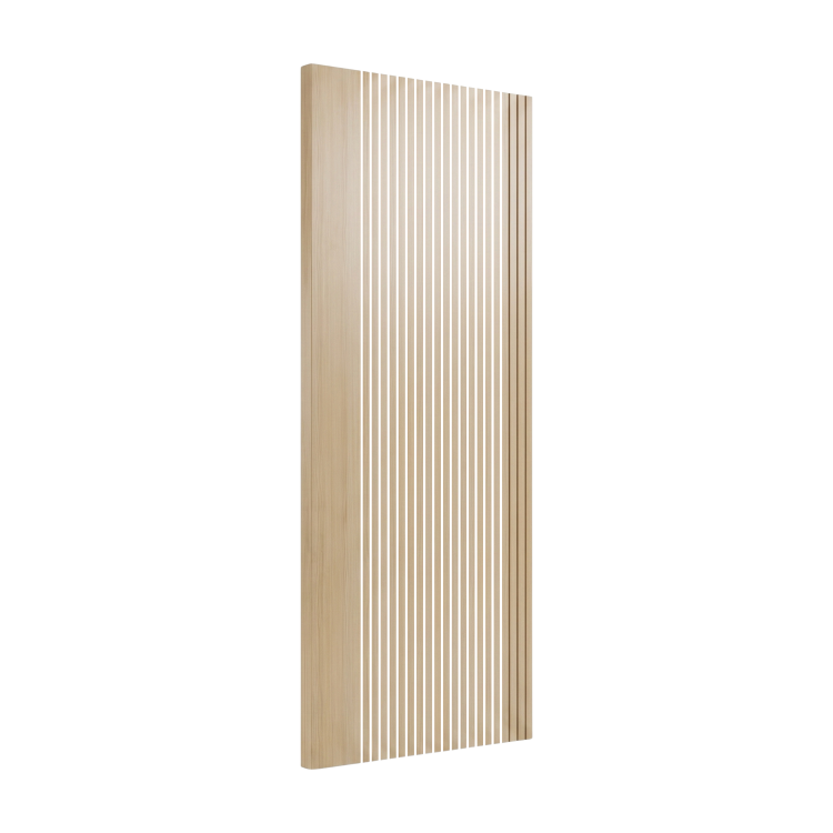 Internal Oak Laminate Glazed Door with Clear Glass - Pre-Finished - 1981 x 762 x 35mm - Stria - XL Joinery