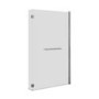 GRADE A1 - Maia L Shape 1450mm 6mm Chrome Bath Screen with Towel Rail