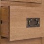 Loire Oak Farmhouse 5 Drawer Tall Boy Chest of Drawers