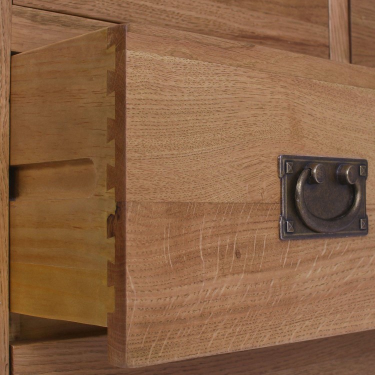 Loire Oak Farmhouse 2+3 Chest of Drawers