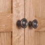 Loire Oak Farmhouse 2 Door 1 Drawer Wardrobe