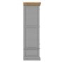 Loire Grey Farmhouse 3 Door 2 Drawer Wardrobe
