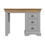 Loire Two Tone Dressing Table in Grey and Oak