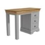Loire Two Tone Dressing Table in Grey and Oak
