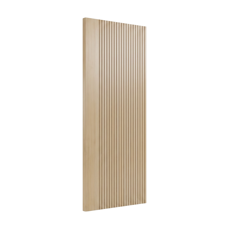 Internal Oak Laminate Door - Pre-Finished - 1981 x 686 x 35mm - Stria - XL Joinery