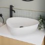 ONLY OPENED - White Triangular Countertop Basin 505mm - Lotus